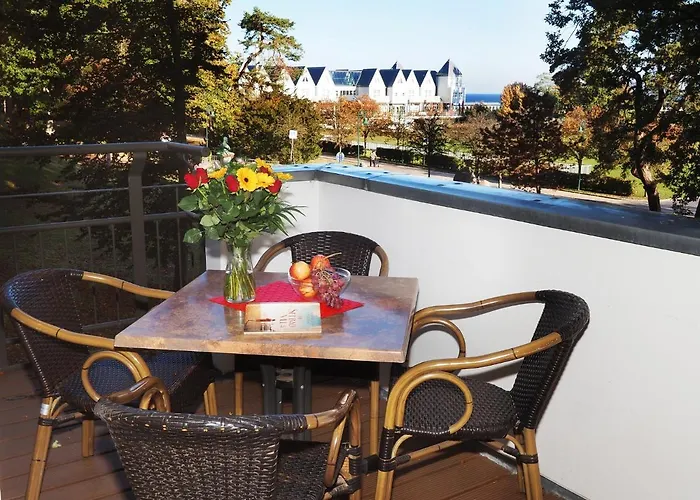 Kaiservillen Heringsdorf - Ferienwohnung Mit 2 Schlafzimmern Und Balkon D202